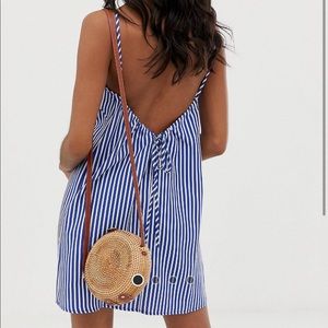 ASOS scoop back mini dress